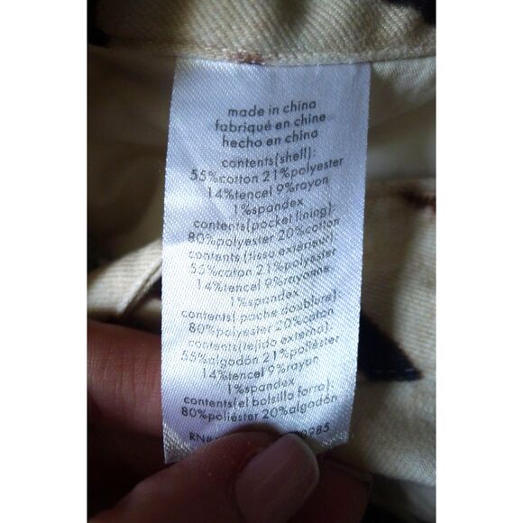 Weworewhat Tiger Piped Stiletto Slit High Rise Stretch Jean 29 - Picture 11 of 11